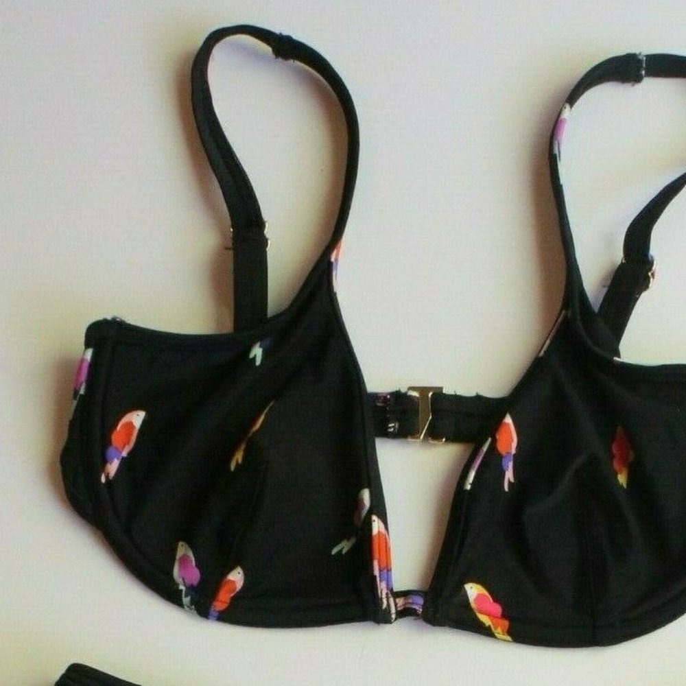 Kate Spade Flock Party Bikini Bralette Top NEW S